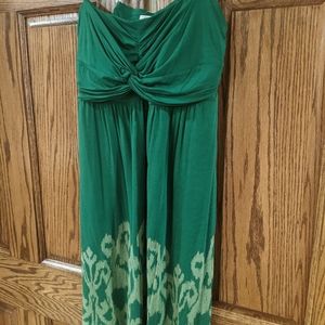 Soma green sun dress size L